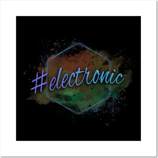 electronic music festival edm party Posters and Art